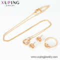 64471 Xuping interior design ideas jewellery shops temperamental 18k gold covering jewelry set for wedding
